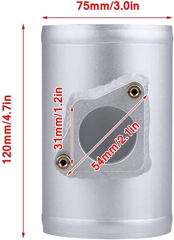 Air Sensor Mount,Air Sensor Adapter Intake Meter Mount Base for MZD 3 6 75mm in Saudi Arabia