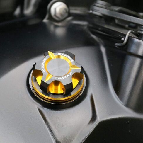 T-Axis Blue CNC Oil Filler Cap Compatible with ZX-10R Ninja ZX-6R 636 Ninja ZRX1200 2017 in Saudi Arabia