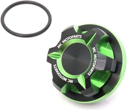 T-Axis Blue CNC Oil Filler Cap Compatible with ZX-10R Ninja ZX-6R 636 Ninja ZRX1200 2017 in Saudi Arabia