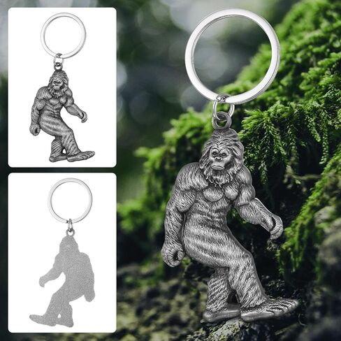 2 جهاز كمبيوتر شخصي قبعة Sasquatch مجموعة المفاتيح للرجال الغوريلا الوحش الهدايا للنساء متعة قابل للتعديل غسلها القطن المطرزة قبعة بيسبول Sasquatch لهدايا عيد الميلاد in Kuwait