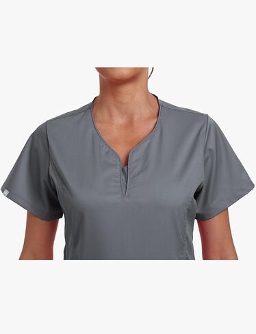 Scrub Tops for Women, Curve V-Neck, 4 Pockets, 4-Way Stretch Women's Medical Uniforms in Kuwait