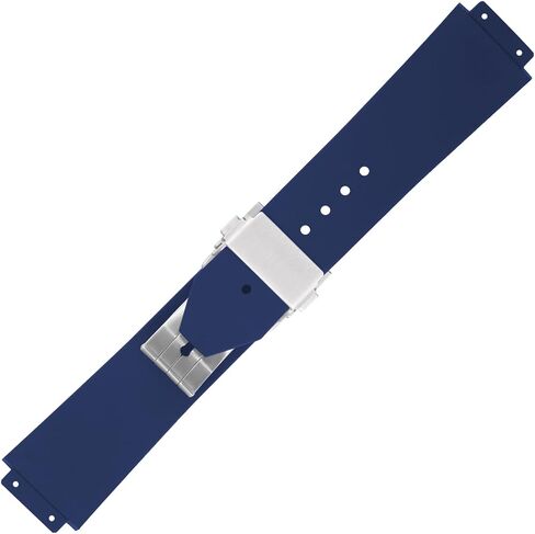 19mm*25mm*22mm Rubber Watch Band replacement for Hublot Big Bang 25 mm Diamond Pattern Silicone Strap Wirstband accessories with Buckle for Men and Women in Saudi Arabia