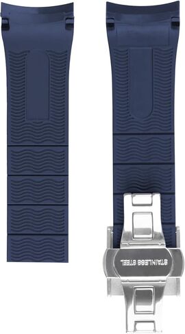 حزام ساعة مطاطي متوافق مع سلسلة Mido Ocean Star M026.430A مقاس 22 مم من السيليكون بديل حزام الساعة للرجال والنساء in Kuwait