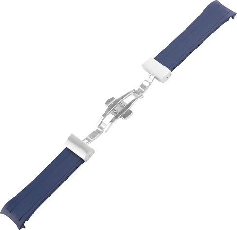 حزام ساعة مطاطي متوافق مع سلسلة Mido Ocean Star M026.430A مقاس 22 مم من السيليكون بديل حزام الساعة للرجال والنساء in Kuwait