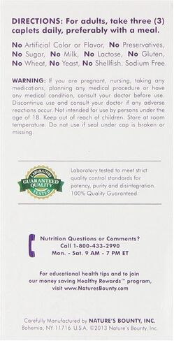 Nature's Bounty Optimal Solutions Hair, Skin & Nails Formula, with 3,000 mcg Biotin, 60 Coated Caplets in Saudi Arabia