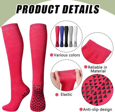 10 أزواج من جوارب كرة القدم المضادة للانزلاق للركبة جوارب طويلة لكرة القدم مع مقابض جوارب رياضية للجنسين جوارب رياضية للفريق in Kuwait