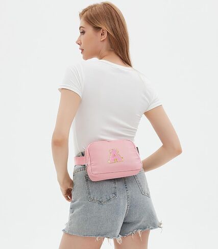 Fanny Pack for Girls Birthday Gift for Teen Girl 8 9 10 11 12 13 Year Old Small Belt Bag Waist Packs Crossbody Bags with Initial Letter Kids Travel Cute Stuff Trendy Purses Preppy Gift Women in Saudi Arabia