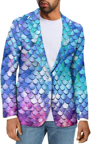 Mens Slim Fit Blazer Sport Coat Causal Blazer for Men Office Work Blazer Regular in Saudi Arabia