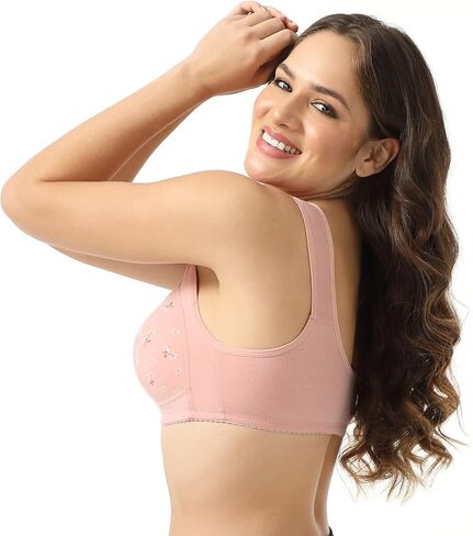 Daisy Bras for Women, Front Snap Closure Padded Bra for Older Senior Women, Comfortable and Convenient, No Underwire in Saudi Arabia