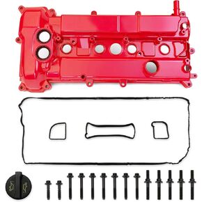 MITZONE Aluminum Valve Covers Compatible with Ford Focus EcoSport S SE SEL ST Titanium 2.0L L4 Gas Flex 2014-2022