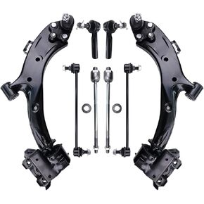 Suspension Kit, Replacement For Control Arms With Ball Joint Sway Bar Links Tie Rod End Compatible With 2007-2011 Honda CR-V - 8 Pcs