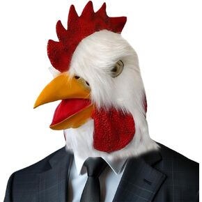 Funny Realistic Rooster Animal Head Mask Hen Costume Halloween Cosplay Chicken Latex Animal Party Masks for Adults