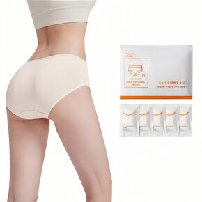 Premium Disposable Panties (5pk) | Comfortable & convenient women's disposable underwear for travel, hospital, workout.