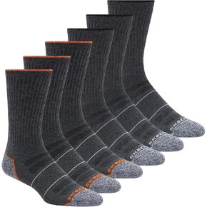 Skechers Men's 6 Pack Work Crew Socks