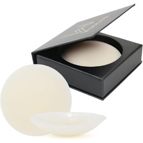 nipple covers - invisible silicone nipple covers reusable, sticky adhesive nipple pasties, for women with travel box