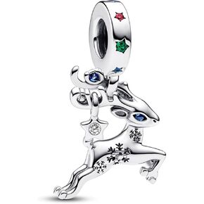 S925 Sterling Silver Charm Pendant Dangle Beads Star for Bracelet Necklace for Women Gifts