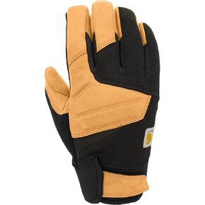 Carhartt Men's Wind Fighter Thermal Lined Synthetic Leather Secure Cuff GlovePair of Gloves