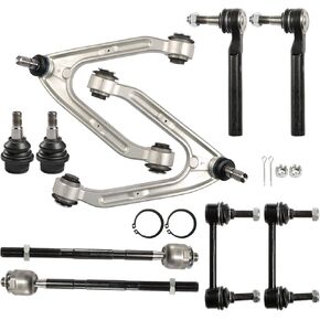WFLNHB 10Pcs Front Upper and Lower Control Arm Ball Replacement for Hummer H3 2006-2010
