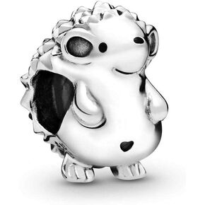 MiniJewelry Hedgehog Bead Charm fits Pandora Moments Bracelets Women Birthday Christmas Sterling Silver Animal