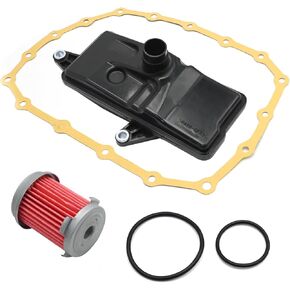 Auto Transmission Filter Oil Pan with O-Rings Transmission Filter Oil Pan Kit 254205T0003 Replacement for Honda Civic 2014-2019 Fit 2015-2019 HR-V, Replace 25420-5T0-003 21814-5T0-000