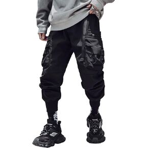 Niepce Inc Streetwear Cyberpunk Techwear Cargo Pants for Men