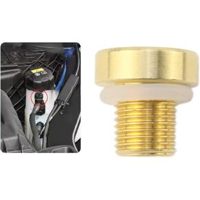 Upgrade Coolant Expansion Tank Bleeder Screw for BMW E46 E92 E90 E36 E39 Mini Cooper X3 X5 Coolant Air Bleeder Screw with Rubber O-ring,Replace 17111712788 11537793373 17110141325