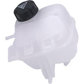 Coolant Overflow Reservoir Tank for 2007-2019 BMW 118i 318i i3 i3s i8 Mini Cooper Countryman Paceman Engine Radiator Expansion Bottle with Cap Replace # 17137823626, 603-332
