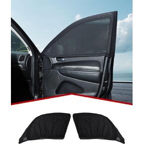 JeCar Rear Window Screen Cover Side Window Mesh Sun Shade Compatible with Dodge Durango 2011+/Toyota 4Runner 2010+
