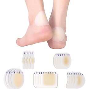 Hydrogel Blister Bandages for Feet and Hands 10 Pieces, 5 Styles Thin Waterproof and Sealed Blister Pads Blister Care Blister Cushions to Protect Blisters and Wounds