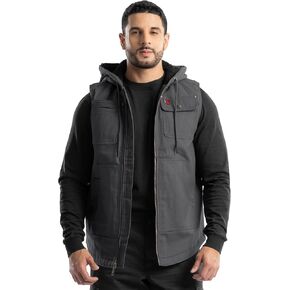 Wrangler Men's Sherpa Lined Vest with Hood