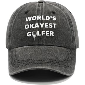 Golf Gifts for Men, Golf Accessories Gifts for Golfer Lovers- Adjustable Embroidered Baseball Cap