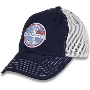 Shelby Cobra Blue and Khaki Mesh Hat