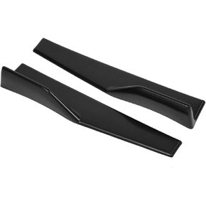 Car Side Splitter, Plastic Universal Glossy Black Auto Side Skirt for Modification