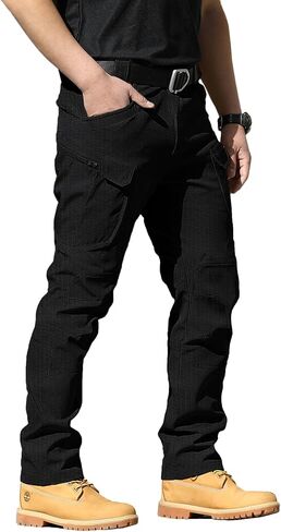 AUTIWITUA Men's Tactical Pants Water Resistant Cargo Pants Lightweight Outdoor Hiking Work Pants(No Belt) in Saudi Arabia