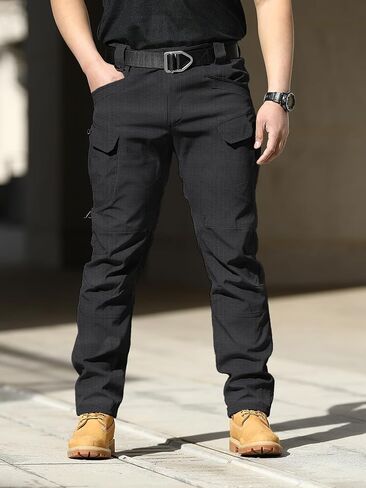 AUTIWITUA Men's Tactical Pants Water Resistant Cargo Pants Lightweight Outdoor Hiking Work Pants(No Belt) in Saudi Arabia