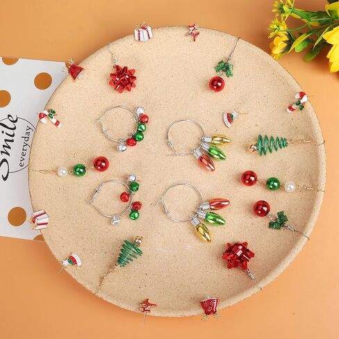 Christmas Earrings for Women Stocking Stuffers Christmas Tree Cake Earrings Jingle Bell Snowman Snowflake Bow Candy Cane Gingerbread Reindeer Penguin Earrings Holiday Earrings Xmas Earrings Christmas Gifts in Kuwait