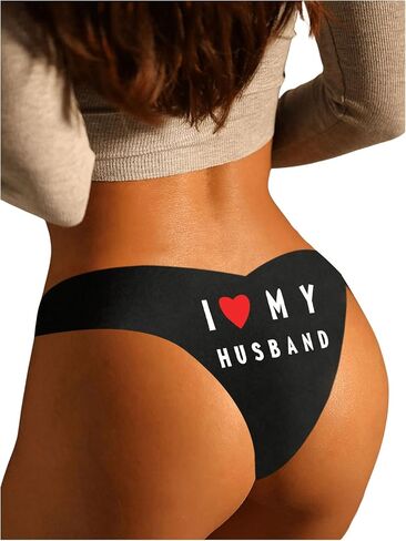 SOLY HUX Seamless Underwear for Women Letter Graphic Print Panties No Show Brief Panty in Saudi Arabia