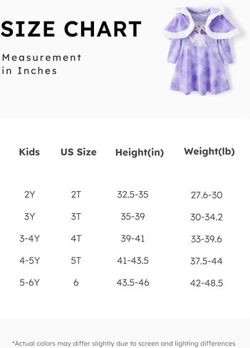 Disney Princess Frozen Elsa Toddler Girl Costume: Long Sleeve Dress and Hooded Short Cape Set for Birthday Party 2-6 Years in Saudi Arabia