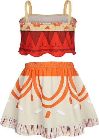 فستان WonderBabe Girls Adventure Outfit للأطفال بأكمام مكشكشة من الدانتيل وأعياد الميلاد وأعياد الميلاد والكريسماس in Kuwait