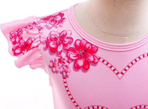 Girls Rise Red Costume with Wig Kids Red Costume for Halloween Girl Rise Red Princess Party Dress in Saudi Arabia