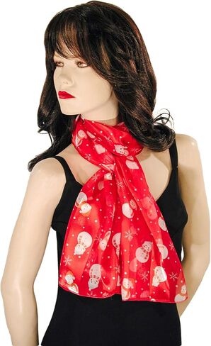 Cute Snowmen Christmas Holiday Scarves in Saudi Arabia