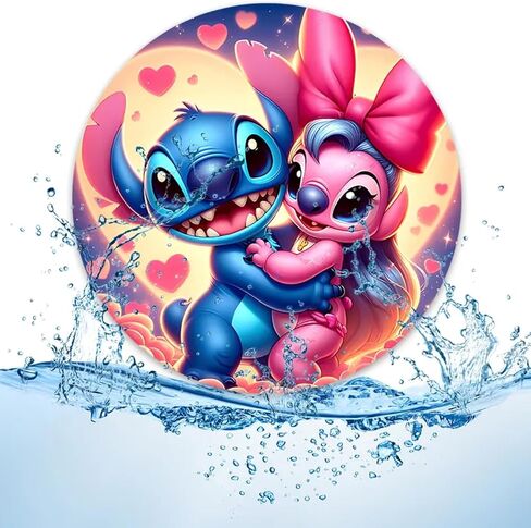 Rawan Car Cup Holder Coaster, 2PCS Cute Stitch Car Coasters for Cup Holder Universal Auto Anti Slip Insert Coaster Car Assecories for Women Men,Cute Car Interior Accessories (D) in Kuwait