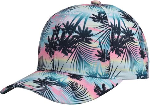 قبعة بيسبول للشاطئ على الموضة للسيدات، قبعة صيفية هاواي قابلة للتعديل للأب in Kuwait