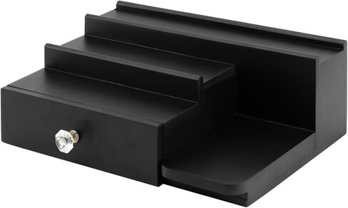 منظم كولونيا للرجال، حامل عرض كولونيا خشبي من 3 طبقات مع درج تخزين، منظم خزانة العطور على رف كولونيا in Kuwait