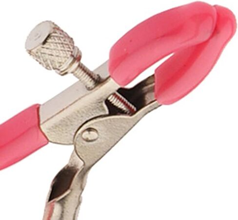 الحلمة المشبك قابل للتعديل ضغط اللؤلؤ الجسم سلاسل قلادة 316LStainless الصلب حلقة غير ثقب مجوهرات الجسم للنساء مجوهرات الجسم (الأرجواني) in Saudi Arabia