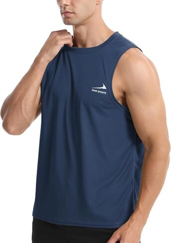 Men's Tank Tops Sleeveless Gym Shirt Running Athletic Top in Kuwait