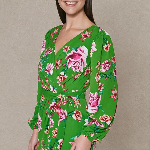 kensie Women's Floral Printed Maxi Contemporary Dress in Saudi Arabia