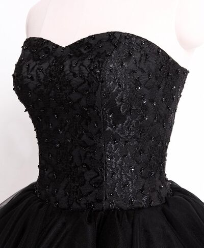 Tulle Beading Homecoming Dress Strapless Short Lace Prom Dress Teens Cocktail Evening Junior Formal Dresses in Saudi Arabia
