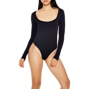Forever 21 Women's Seamless Long-sleeve Bodysuit