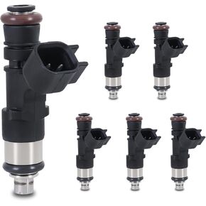 Fuel Injector Set of 6 Compatible for 2005-2011 Ford Explorer/Mustang/Ranger, Land Rover, Mercury Mountaineer 4.0L V6 Replaces 0280158055